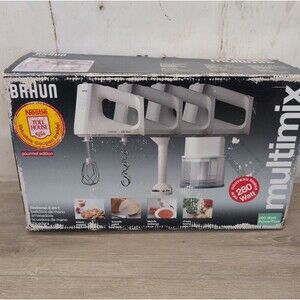Braun Multimix M 880 280W 4-in-1 Hand Mixer Blender Stick Set Tested